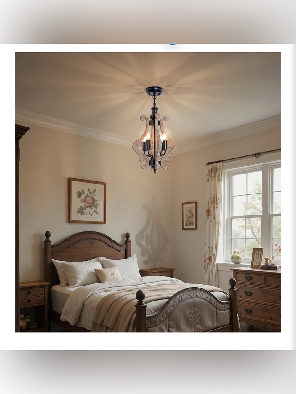 Rustic Chandelier - Picture 2 of 6